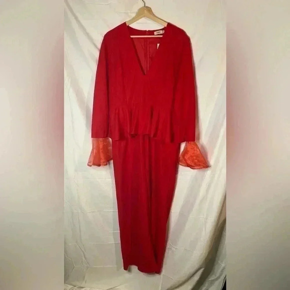 Aomie red romper‎ size 2 xlarge - Picture 1 of 7